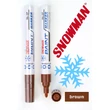 Kép 1/2 - Lakkfilc CP brown Snowman - barna