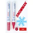 Kép 1/2 - Lakkfilc CP red Snowman - piros