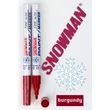 Kép 1/2 - Lakkfilc FCP Burgundy Snowman - bordó