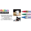 Kép 2/3 - DecoColor lakkfilc tűhegyű Marvy 120S Silver - ezüst