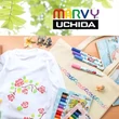Kép 3/5 - Textilfilc 10db Fabric Marker 560-10V MARVY