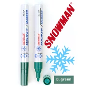 Lakkfilc CP dark green Snowman - sötétzöld