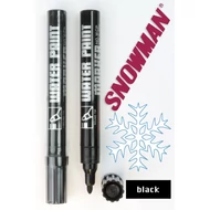 Lakkfilc WCP black Snowman - fekete Lakkfilc WCP black Snowman - fekete