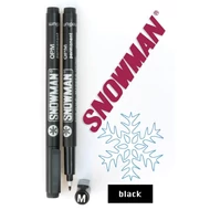 Alkoholos filc OPM black Snowman - fekete