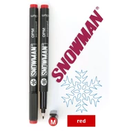 Alkoholos filc OPM red Snowman - piros