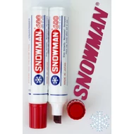 Alkoholos filc No.600 red vágott hegyű Snowman - piros