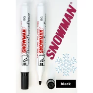 Táblafilc BG black letörölhető Snowman - fekete