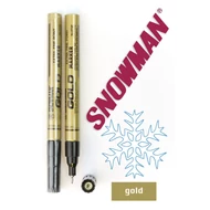 Lakkfilc EFGP gold Snowman - arany Lakkfilc EFGP gold Snowman - arany