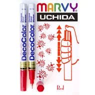 DecoColor lakkfilc tűhegyű Marvy 140S - 02 Red - piros