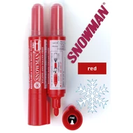 Táblafilc RBG letörölhető Snowman - piros