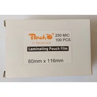 Laminálófólia 80x116 mm 250 mikron 100 ív fényes