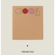 Cream Croquis  rajztömb 182x165mm/80lap Maruman SQ Cream Croquis  rajztömb 182x165mm/80lap Maruman SQ