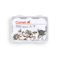 Akrilfesték szett 6x10ml Metallic Colours Camlin Akrilfesték szett 6x10ml Metallic Colours Camlin