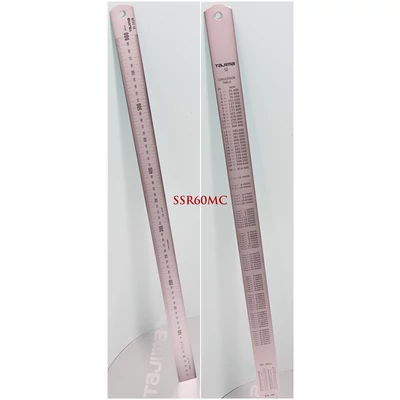 SSR60 Acélvonalzó 60cm-es rozsdamentes Tajima