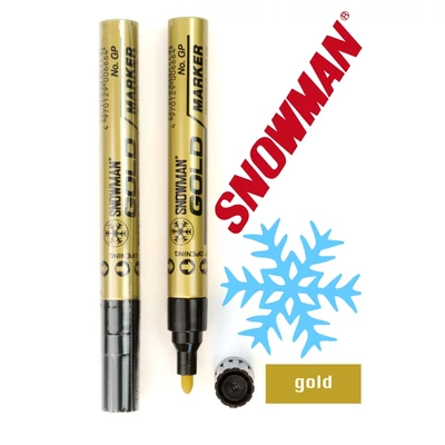 Lakkfilc GP gold Snowman - arany