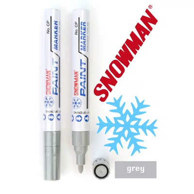 Lakkfilc CP grey Snowman - szürke