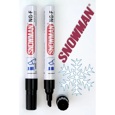 Alkoholos filc NGF black vágott hegyű Snowman - fekete