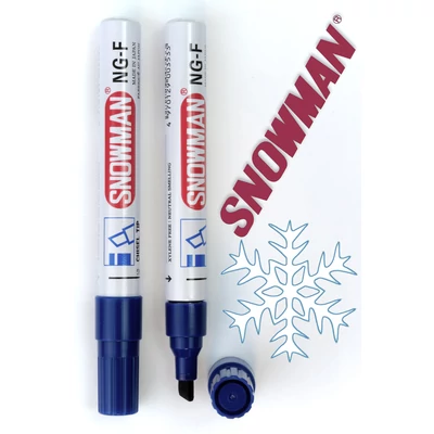 Alkoholos filc NGF blue vágott hegyű Snowman - kék