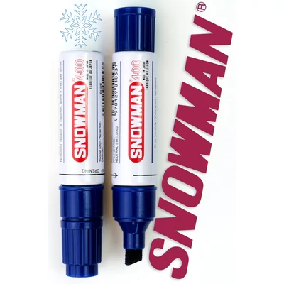 Alkoholos filc No.400 blue vágott hegyű Snowman - kék