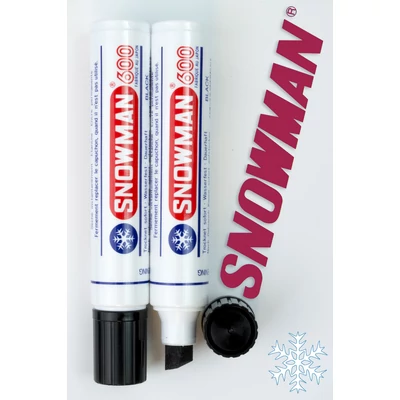 Alkoholos filc No.600 black vágott hegyű  Snowman - fekete