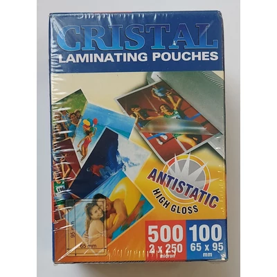 Laminálófólia 65x95 mm 250 mikron 100 ív fényes