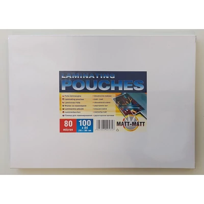 Laminálófólia A4 80 mikron 100 ív matt