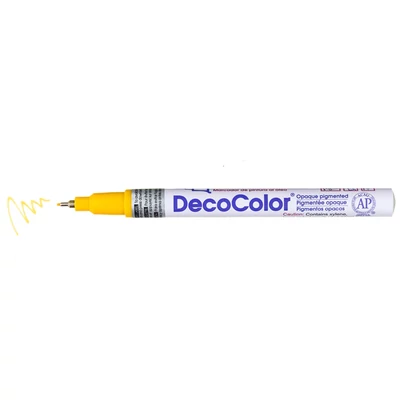 DecoColor lakkfilc tűhegyű Marvy 140S - 05 Yellow - sárga