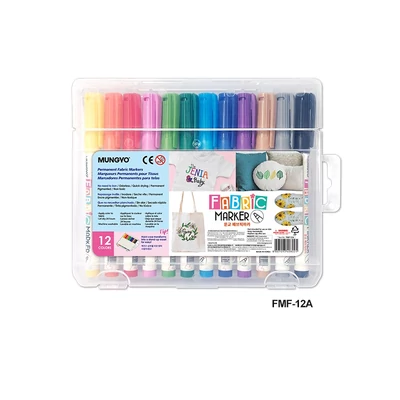 Textilfilc 12db Fabric Marker PP tokban Mungyo