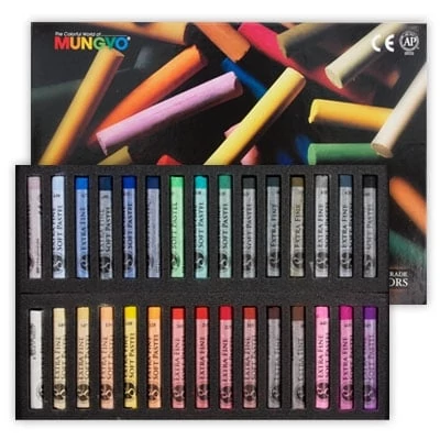 MPA30 finompasztell extrapuha kerek 30db-os szett Mungyo