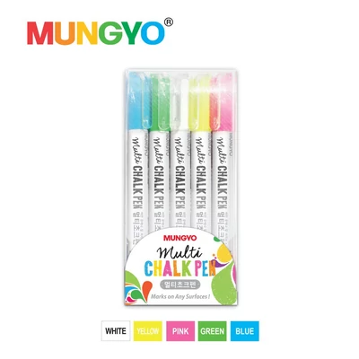 MBG5P krétafilc 5 darabos szett Multi Chalk Pen - Mungyo