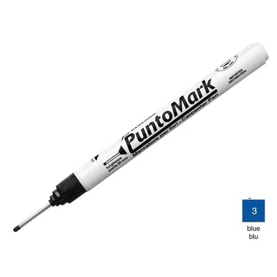 Blueman Puntomarker Mélyfuratjelölő kék filc PM053