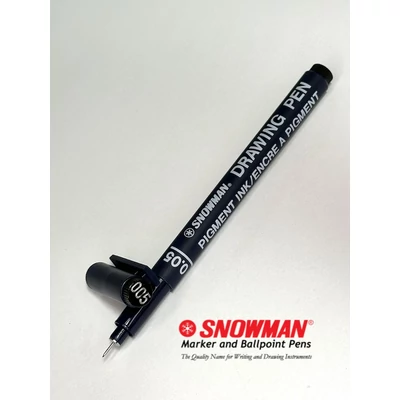 FT-700 0.05 vékony hegyű filctoll fekete Snowman Drawing Pen