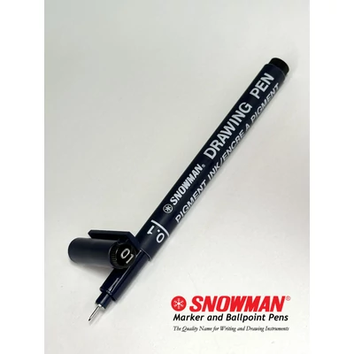 FT-700 0.1 vékony hegyű filctoll fekete Snowman Drawing Pen
