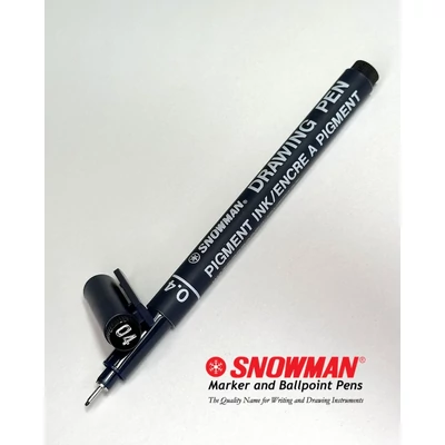 FT-700 0.4 vékony hegyű filctoll fekete Snowman Drawing Pen