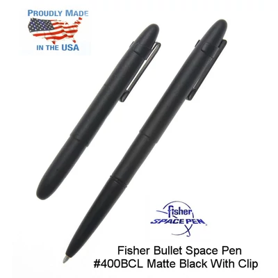 Golyóstoll 400BCL matt black Fisher Bullet