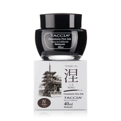 Sunao-iro 40ml töltőtolltinta TACCIA - 01 Kuro