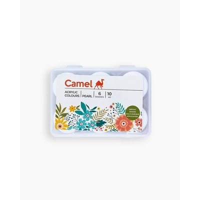 Akrilfesték szett 6 színű Pearl Colours Camlin