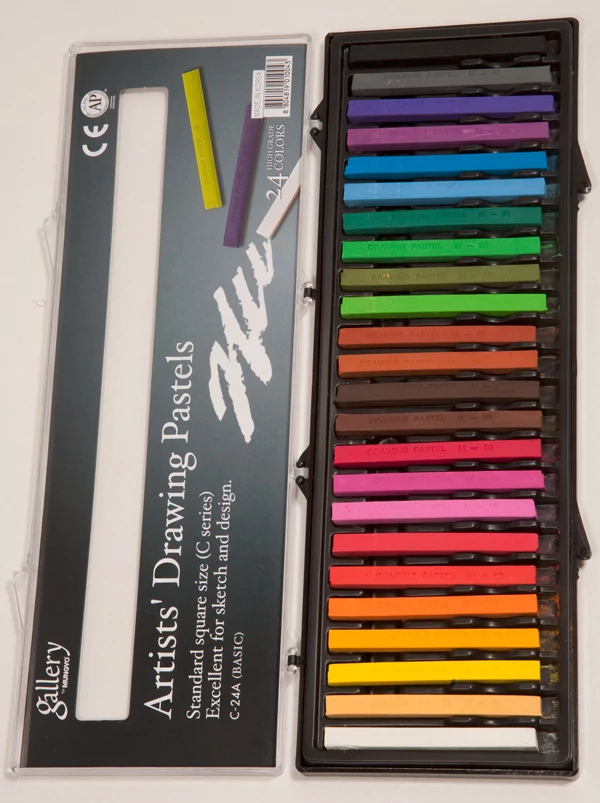 Rajzkrétaszett 24db alapszín Mungyo Drawing Pastel C24A