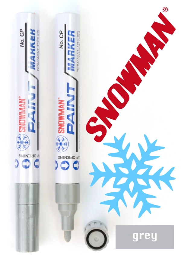 Lakkfilc CP grey Snowman - szürke