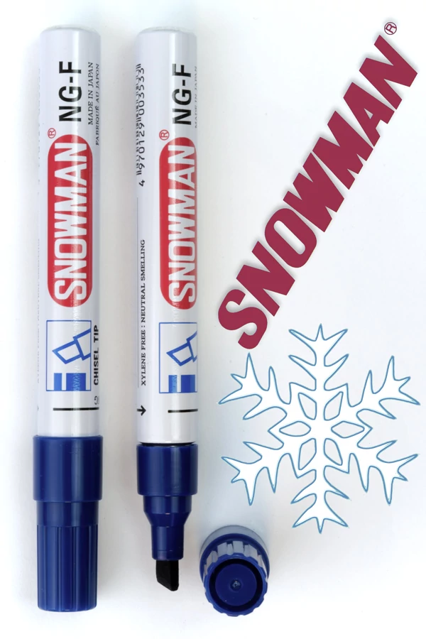 Alkoholos filc NGF blue vágott hegyű Snowman - kék