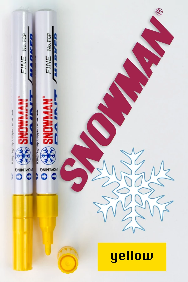 Lakkfilc FCP yellow Snowman - sárga