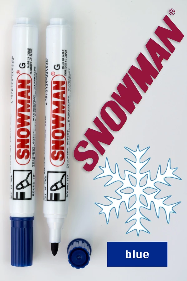 Alkoholos filc G blue Snowman - kék