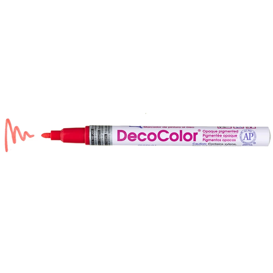 DecoColor lakkfilc vékony Marvy 200S - 02 Red (220XF)