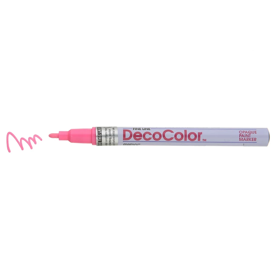 DecoColor lakkfilc vékony Marvy 200S - 09 Pink