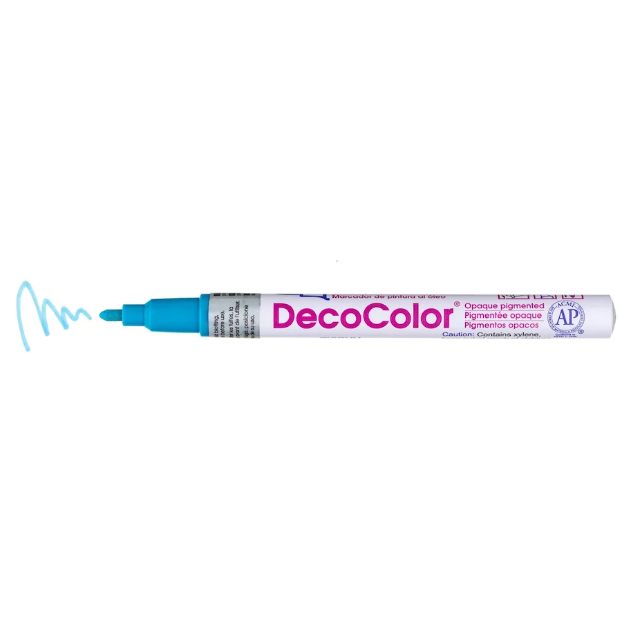 DecoColor lakkfilc vékony Marvy 200S - 10 Light Blue