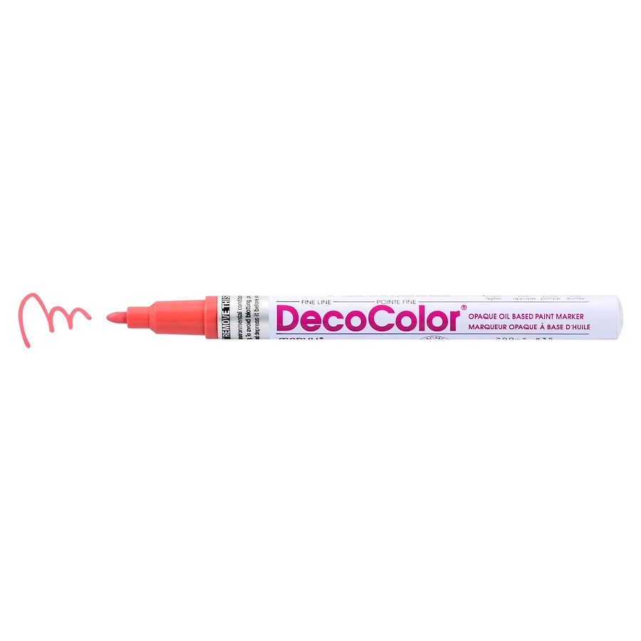 DecoColor lakkfilc vékony Marvy 200S - 35 Coral Pink