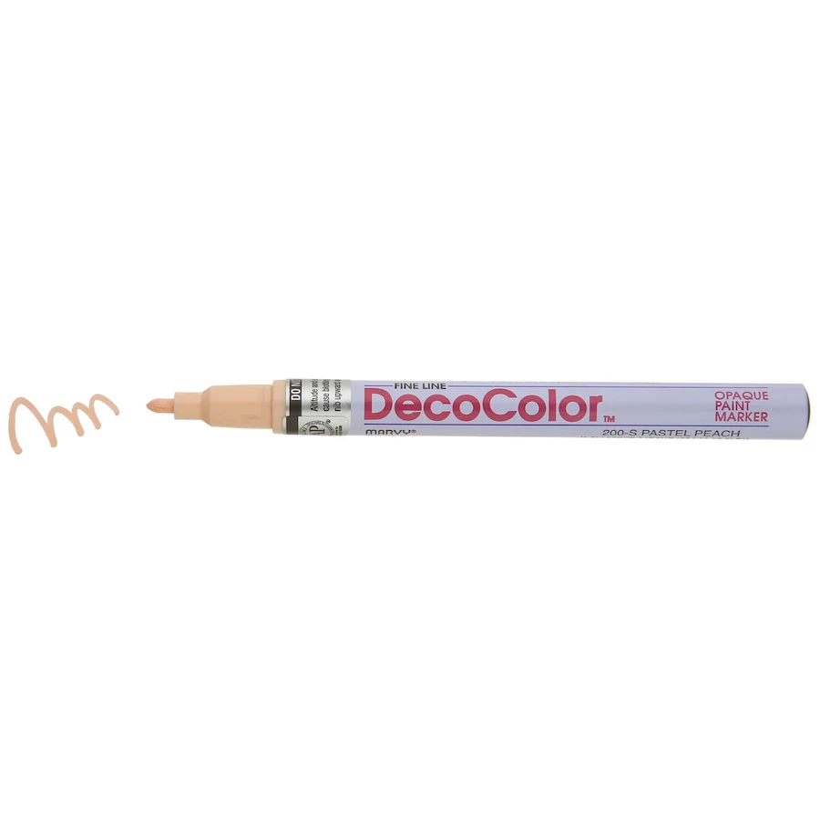 DecoColor lakkfilc vékony Marvy 200S - 77 Pastel Peach