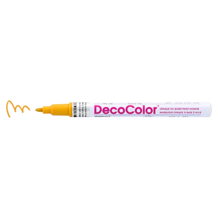 DecoColor lakkfilc vékony Marvy 200S - 82 Mustard