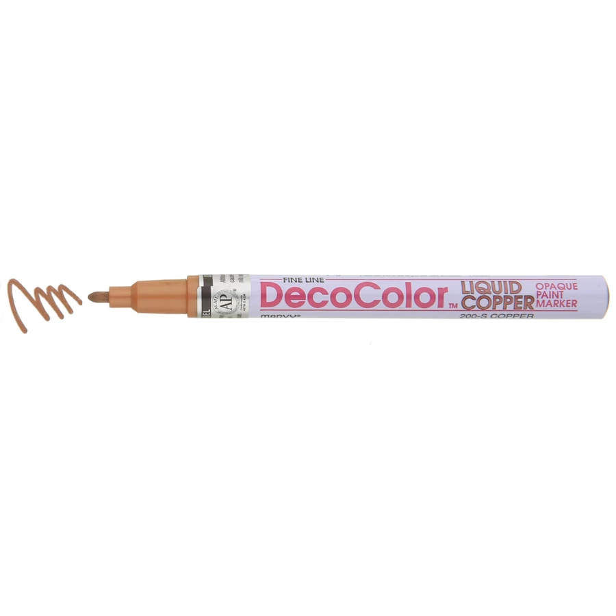 DecoColor lakkfilc vékony Marvy 200S - Copper (vörösréz)