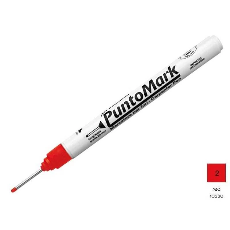Blueman Puntomarker Mélyfuratjelölő piros filc PM052
